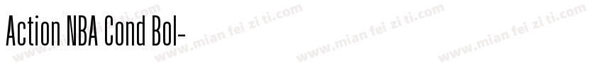 Action NBA Cond Bol字体转换